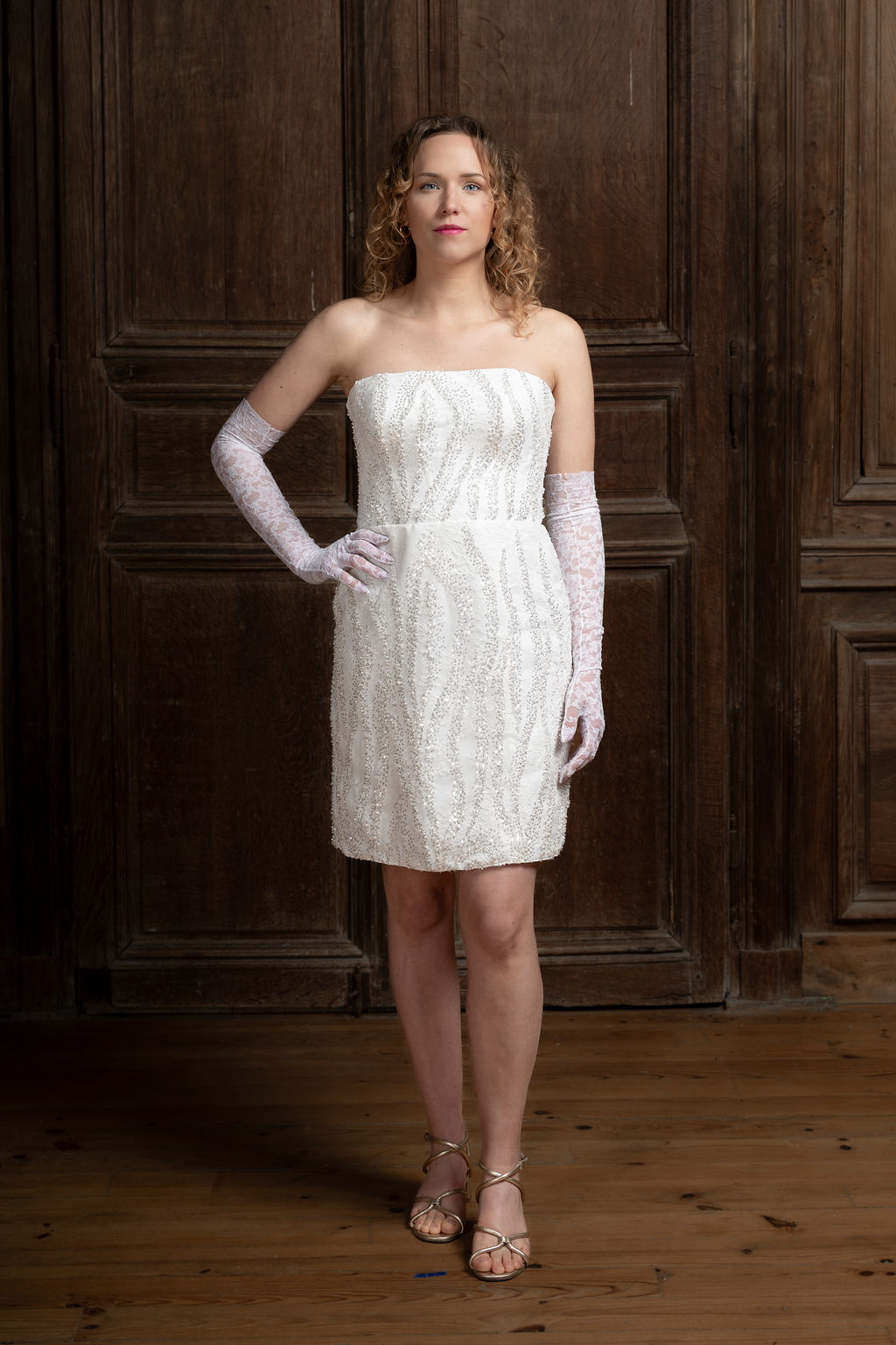 robe de mariée paillette - mariée