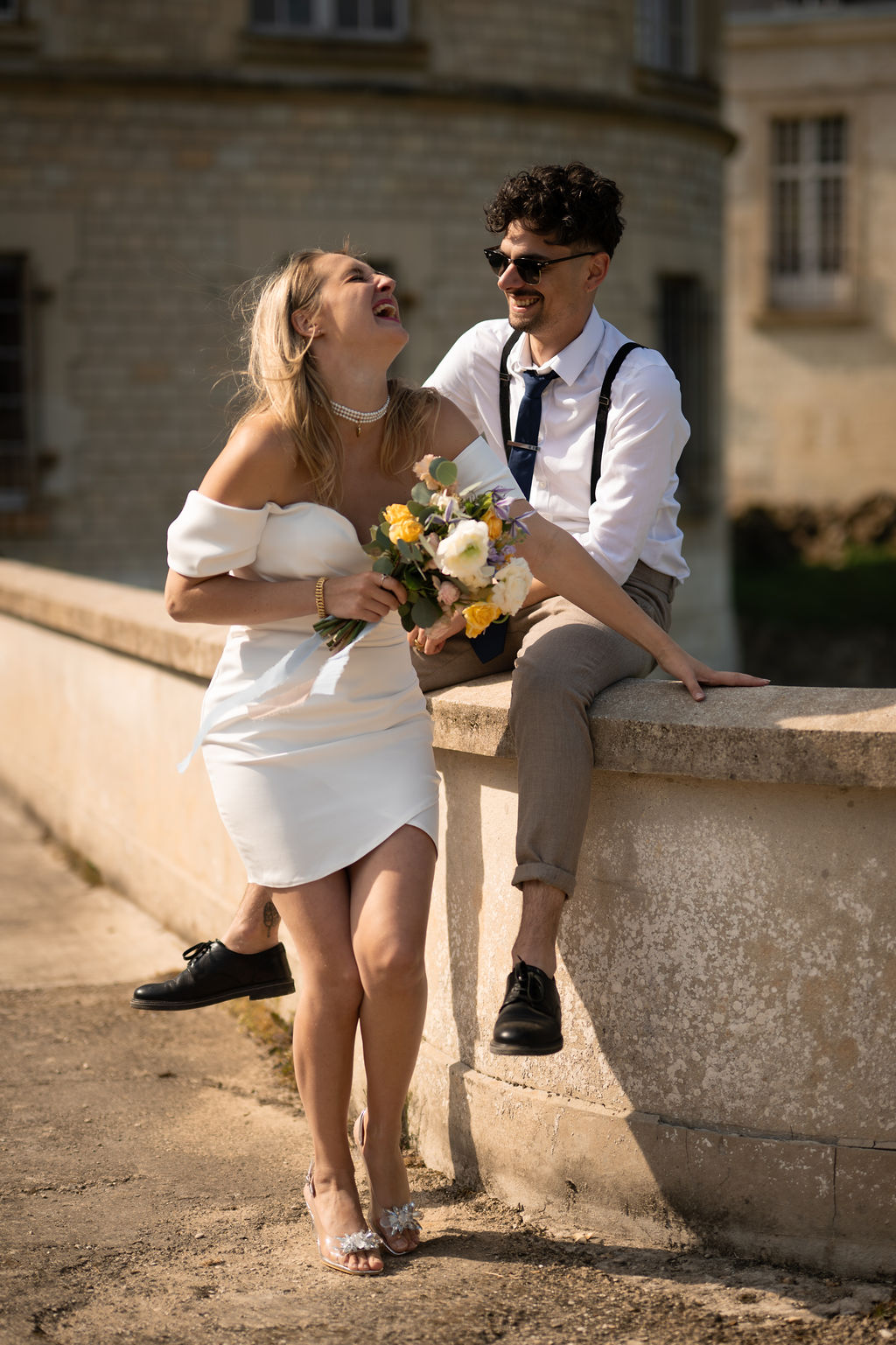 Robe de mariée chateau