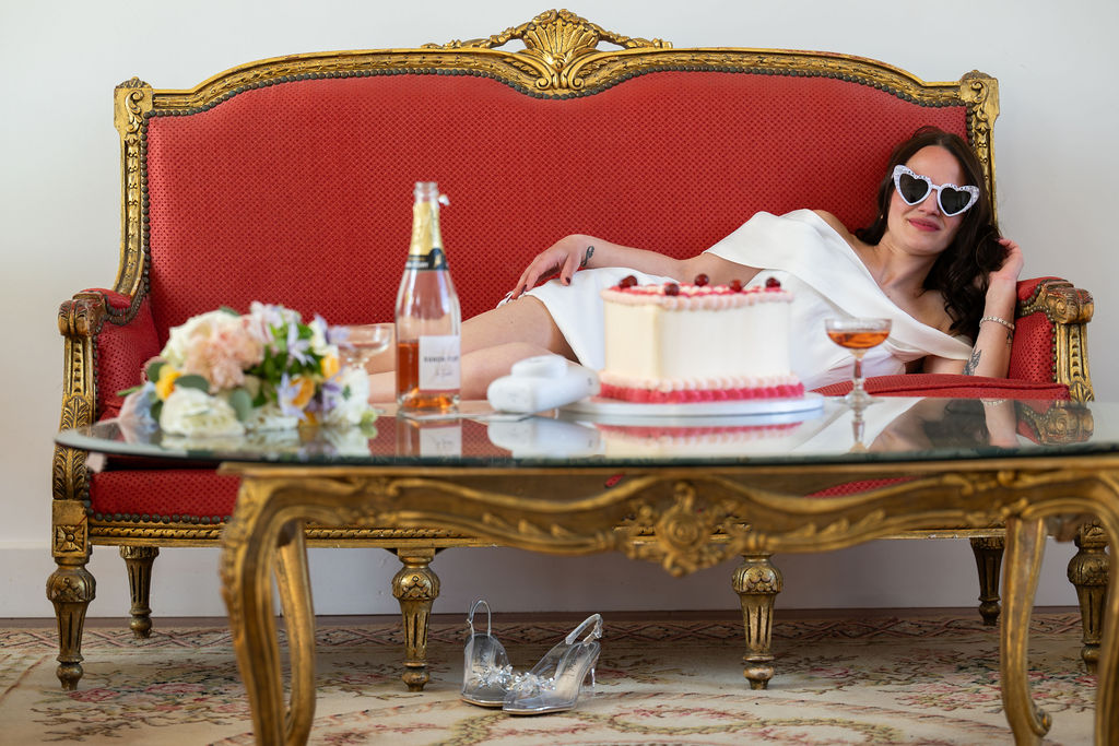 Gateau de mariage coeur
